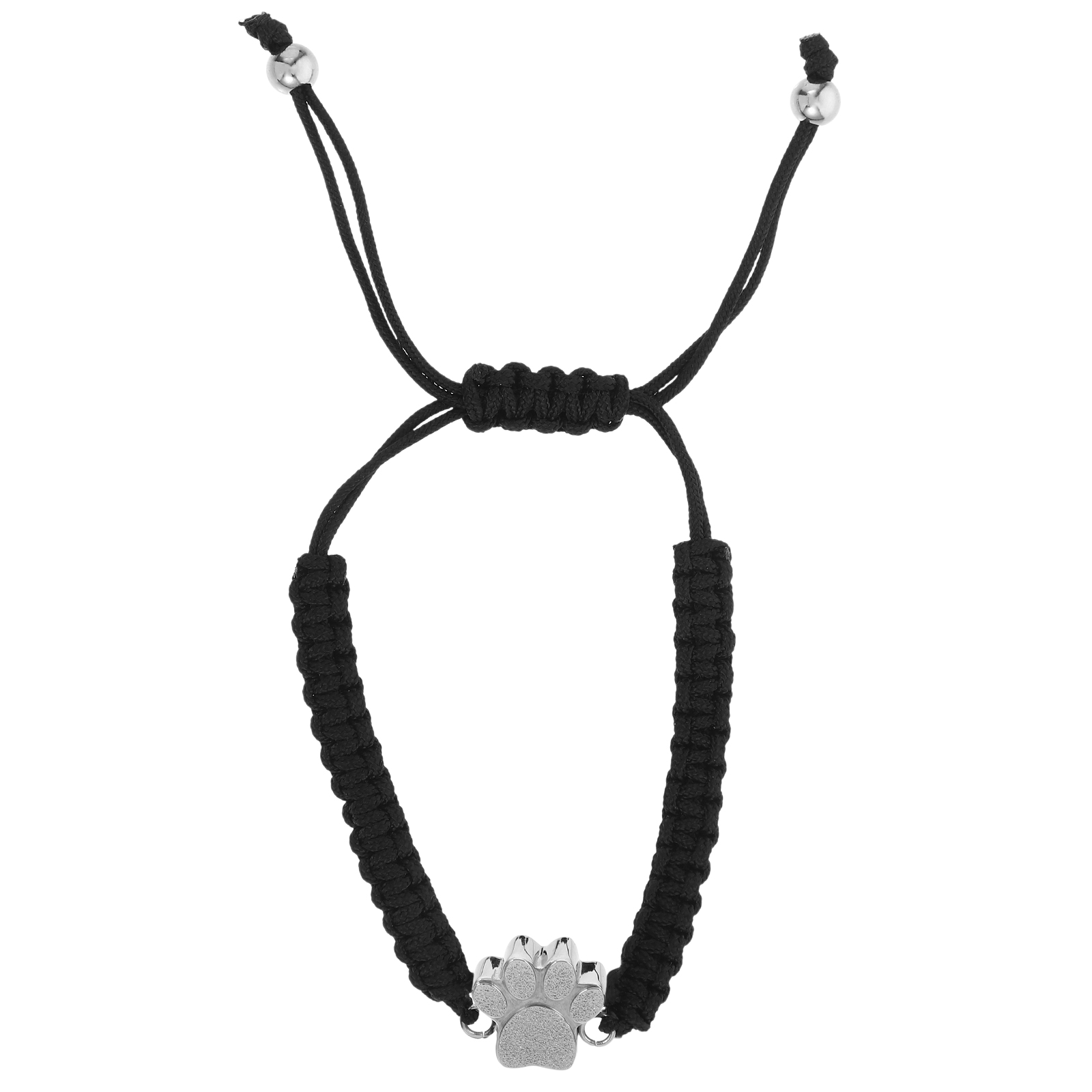 Cremation Bracelet for Pets Ashes Dog Paw Pendant Bangle Stainless Steel Memorial Urn Jewelry for Pet Remembrance and Keepsake