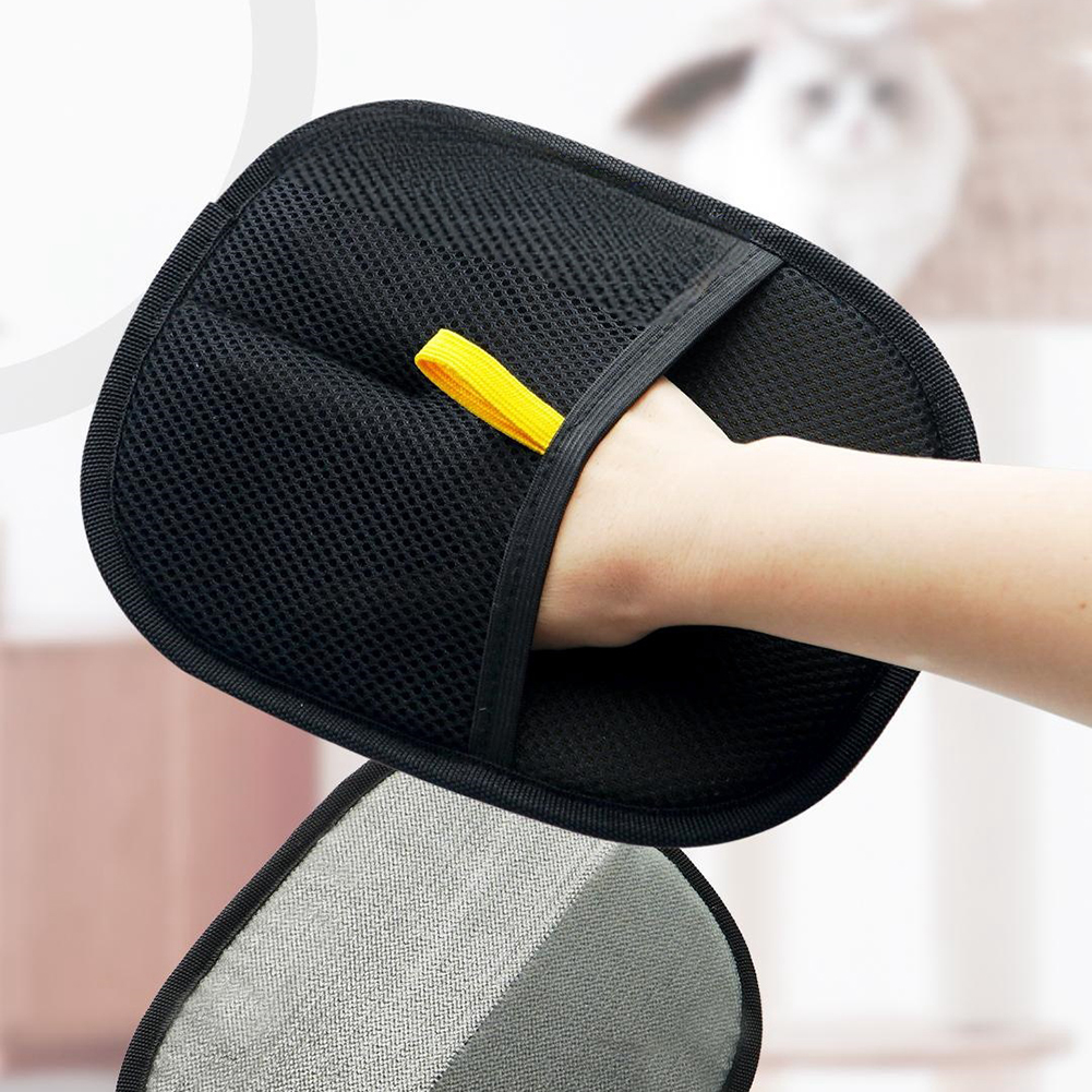 1/2/3 pcs Pet Grooming Gloves Double Sided Pet Brush Gloves Pet Hair Remover Gloves for Small Medium and Large Pets