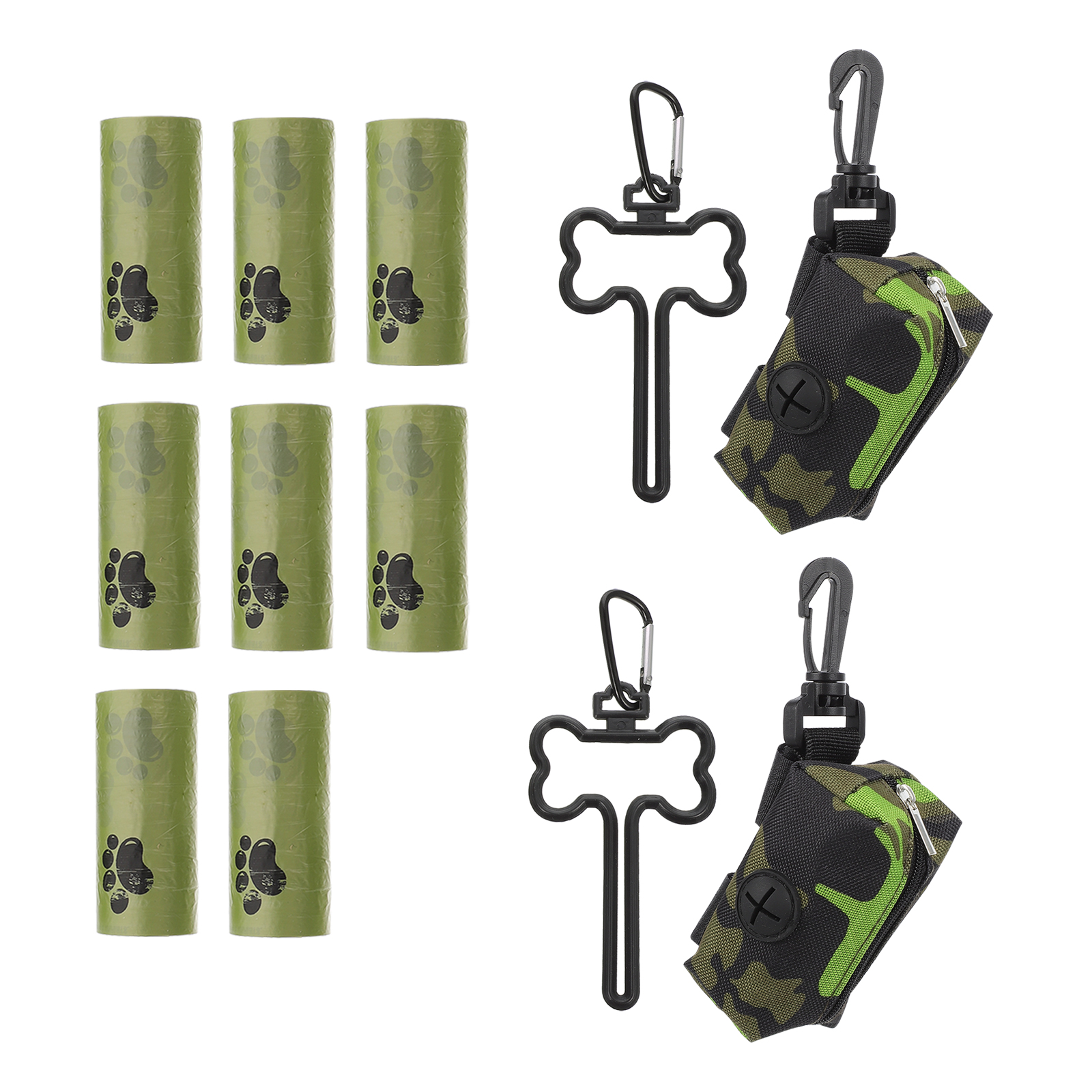 Leak Dog Walking Bag Trash Bags Waste Holders Portable Oxford Cloth Poop Litter