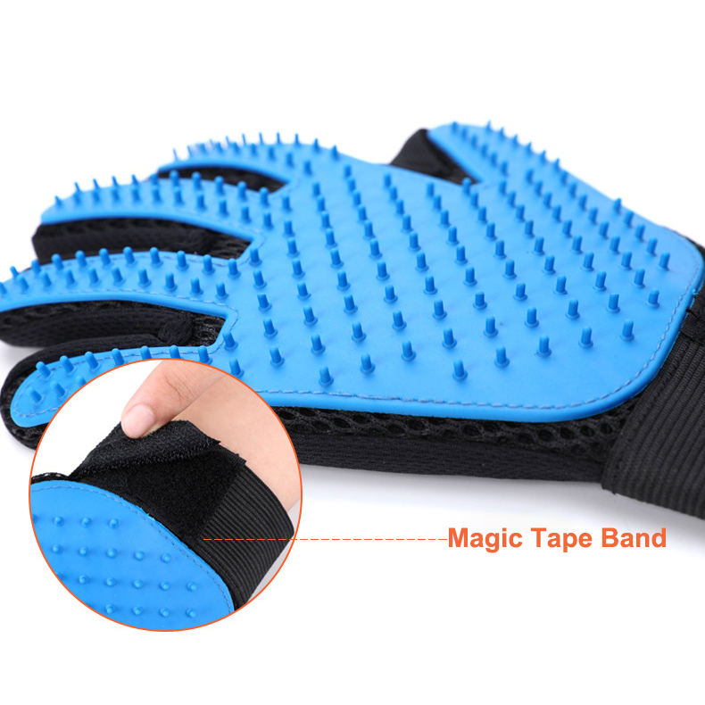 Dog Fur Remover Massage Pet Showering Glove Pet Hair Cleaning Glove Brush