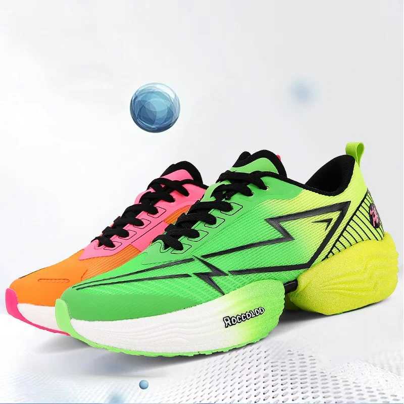 Air Cushion Sports Running Shoes Men Casual Marathon Carbon Plate Breathable tralight Wens Cfort Athletic Sneakers Tenis Y250304