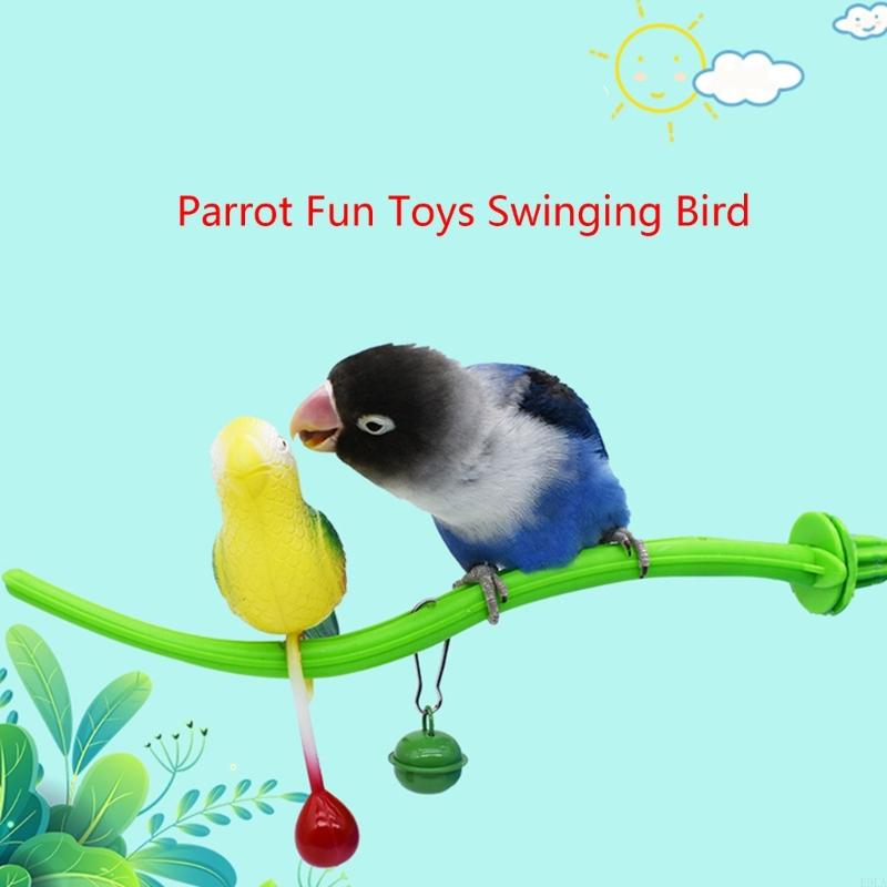 2025 New Bird Platform Cage Perch Stand Toy Parrots Ladder Plastic Perch Cage Accessory