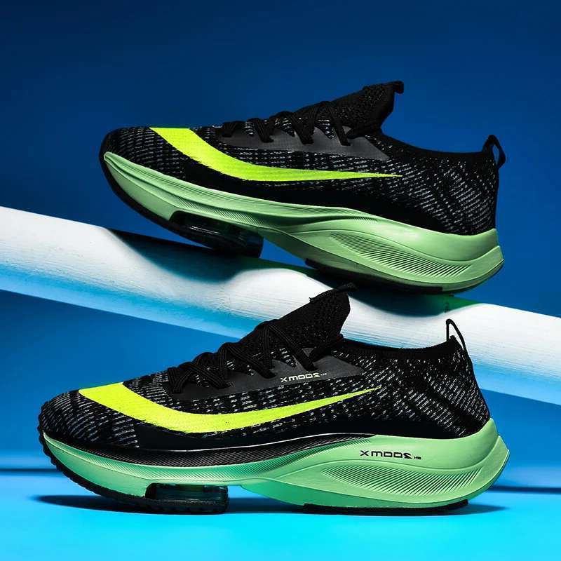Carbon Plate Marathon Men Sports Runnin g Shoes Air Cushion Breathable Lightweight Comfortable Women Athle tic Training Foot wear