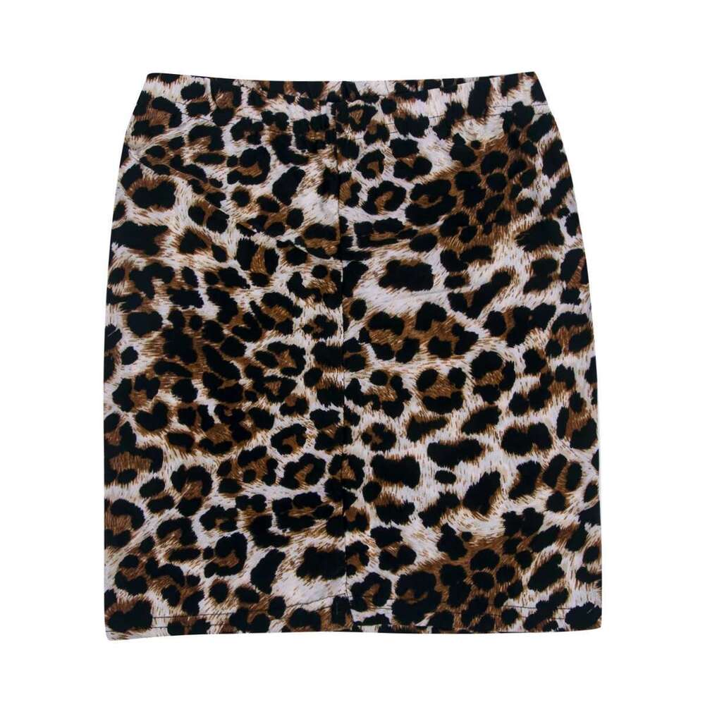 Leopard Printing High Waist Sexy Pencil Bodycon Pack Hip Mini 3 Skirt For Women