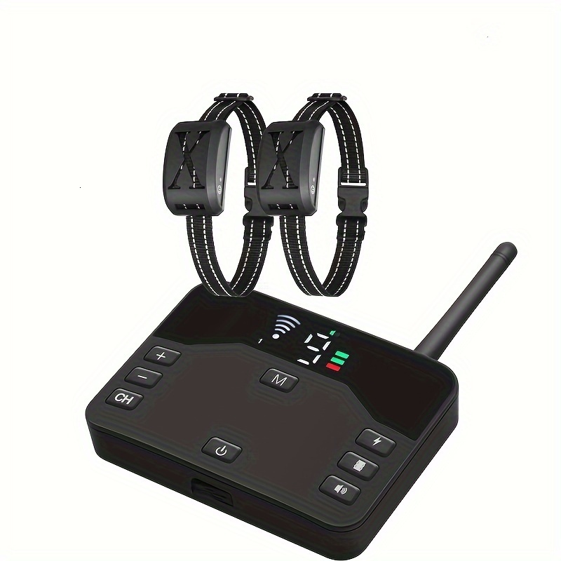 Electric dog collar Advanced Wireless Invisible Dog Fence Kit Including a Waterproof Training Collar and Boundary Marker Wireless Dog Fence dog kit do