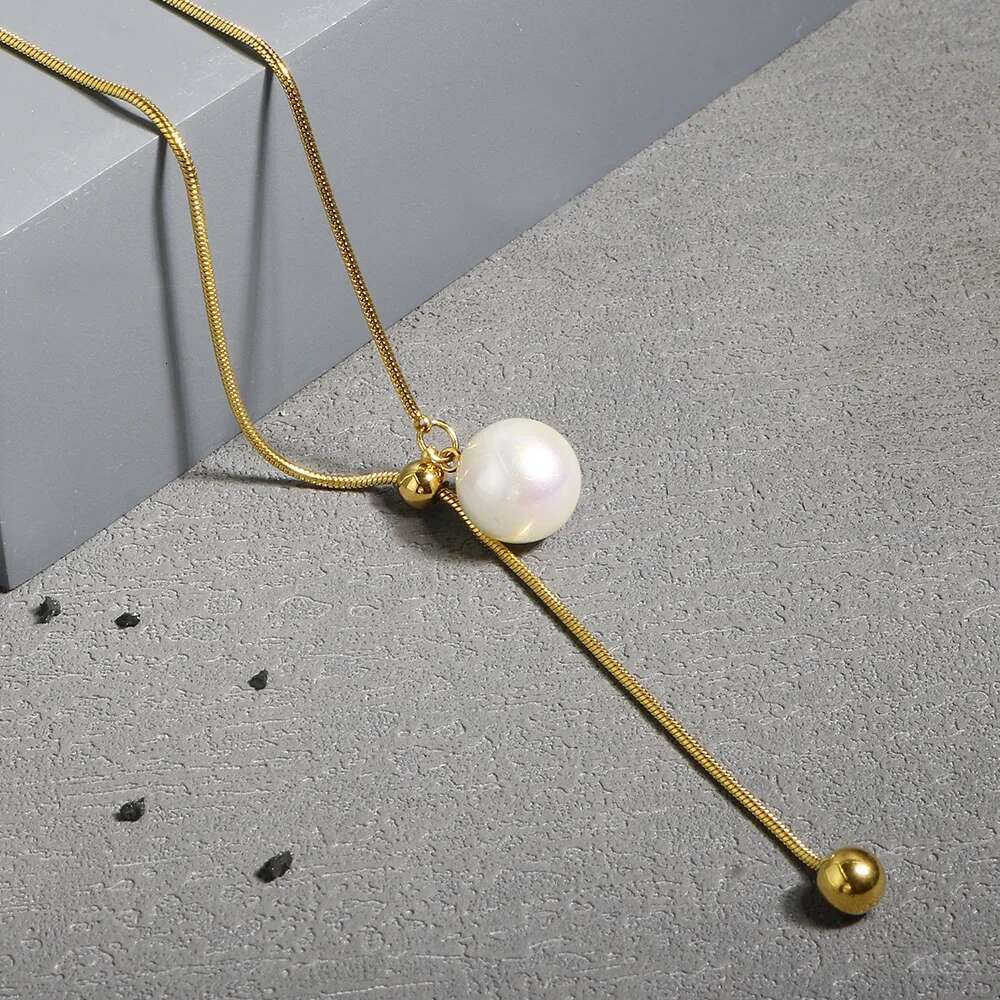 Delicate Stainless Steel Pendant Necklace