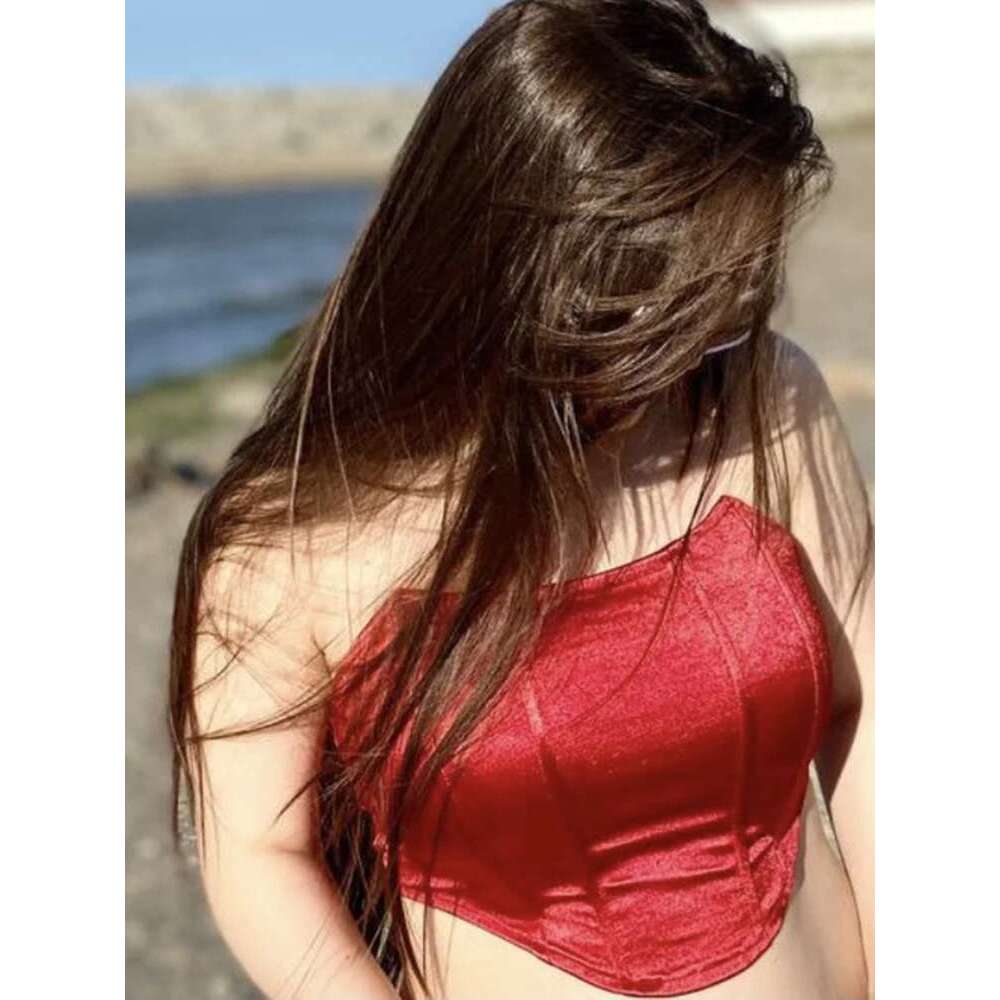 Off Sleeveless Shoulder Veet Fashion Sexy Corset Crop Tops Vest Female Underwear Backless Bustier Top Solid KLMY