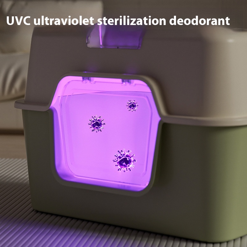 Big Mac cat litter box oversized fully enclosed cat toilet deodorizing and sterilizing cat litter box