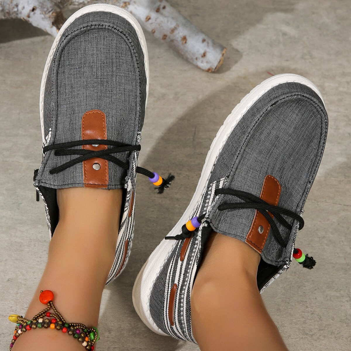 New plus size casual, fashionable comfortable 2025 simple single shoes for spring and summer generous women ddmykukumalu