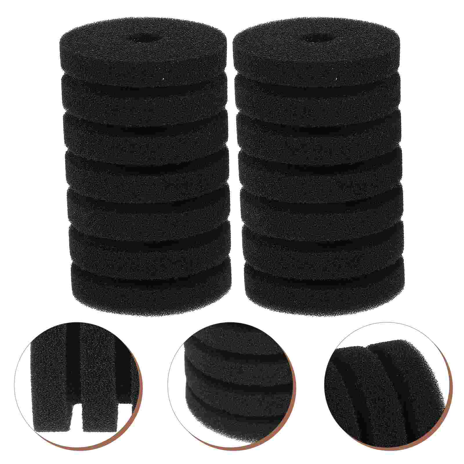 2 Pcs Filter Sponge Aquarium Pre-Filter Sleeve Fish Tank Cover Replacement Sponges Protectors