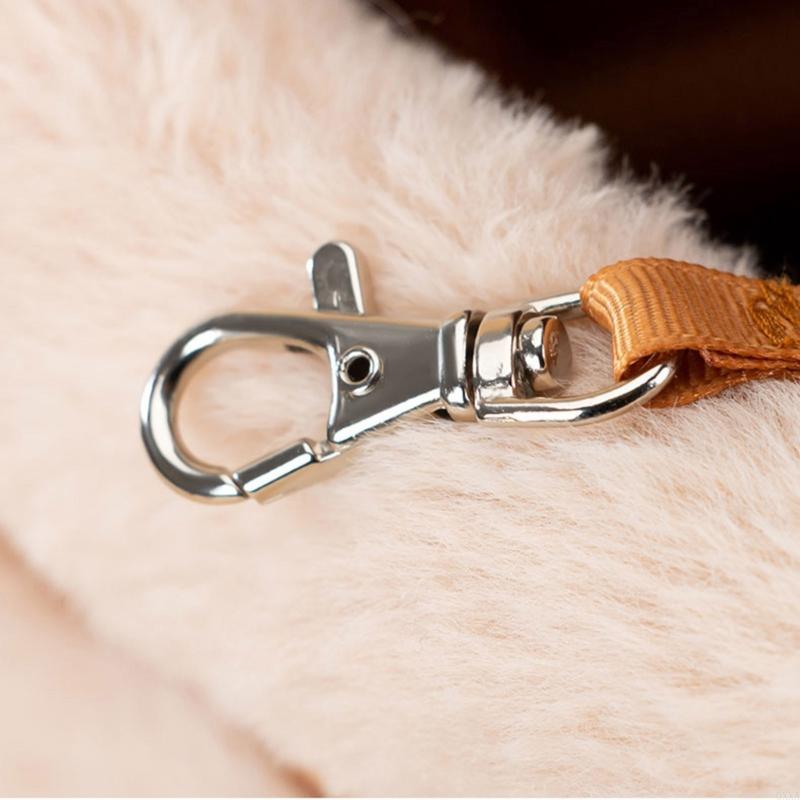 0XXA Winter Pet Cage Plush Warm for Kitten Dogs Windproof Backpack