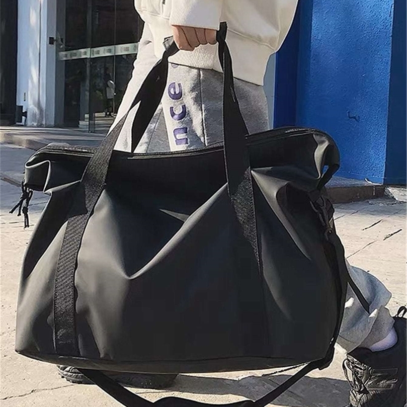 Handheld travel bag large capacity sports and fitness bag lightweight storage luggage bag one shoulder crossbody travel bag 250305ww