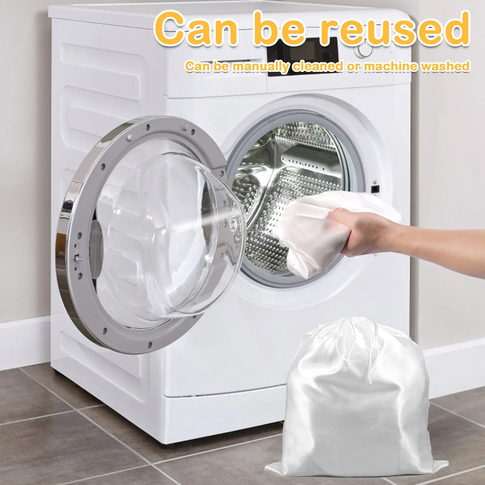 Ship from US Dustproof drawstring bag Cinch storage soft breathable cloth travel gym party 50x45 250305FBB