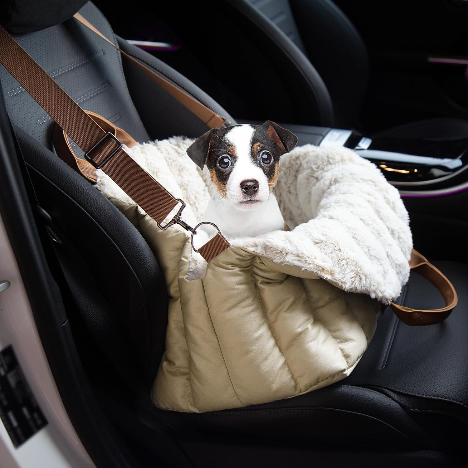 Dog Car Seat Bag Puppy Booster Seat for Car Front Seat Portable Winter Dog Carrier Cat Transport Pet Travel Accessories