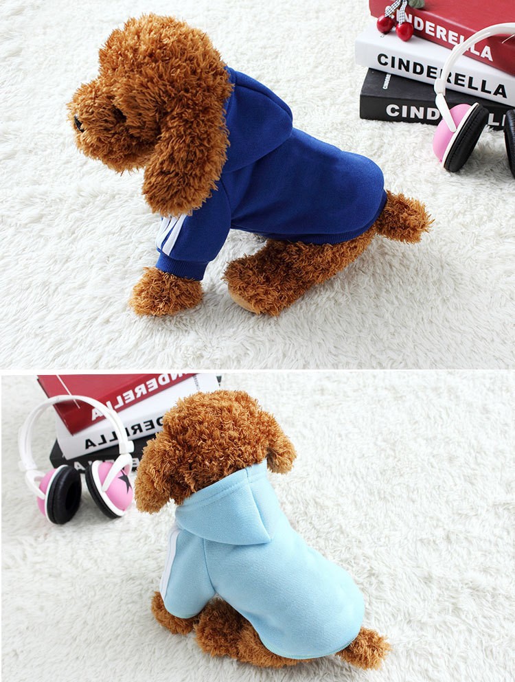 Winter - Spring Fashionable - style Drawstring Hoodies for Small and Large Dogs and Cats - Great Pet Apparel