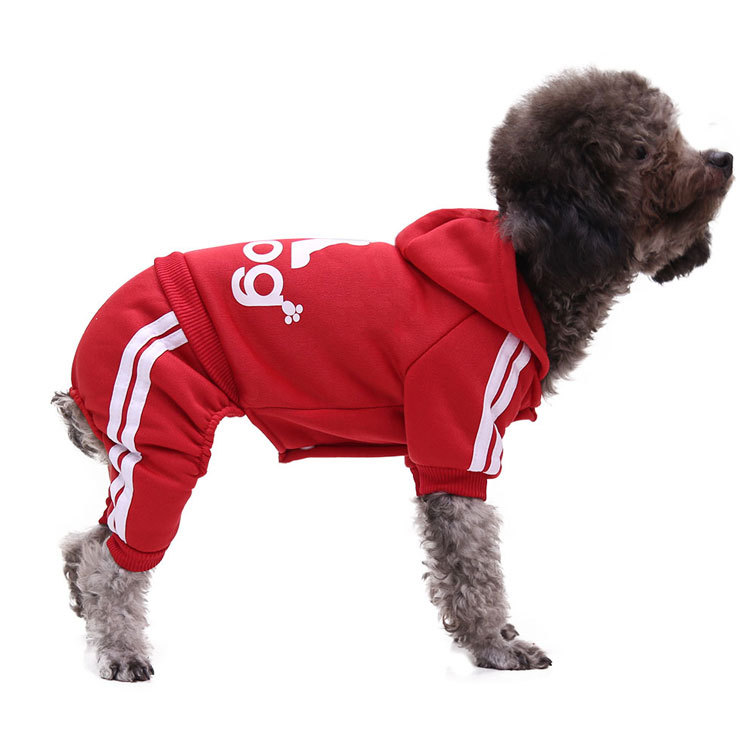 Spring - Summer Four - Legged Snap - Closure T - Shirt Hoodies for Dogs and Cats - Ideal Pet Supplies