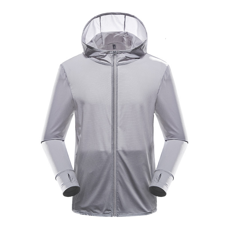 New tracksuit outdoor women, summer sun protection UV resistant clothing for men, ice silk elastic skin windbreaker