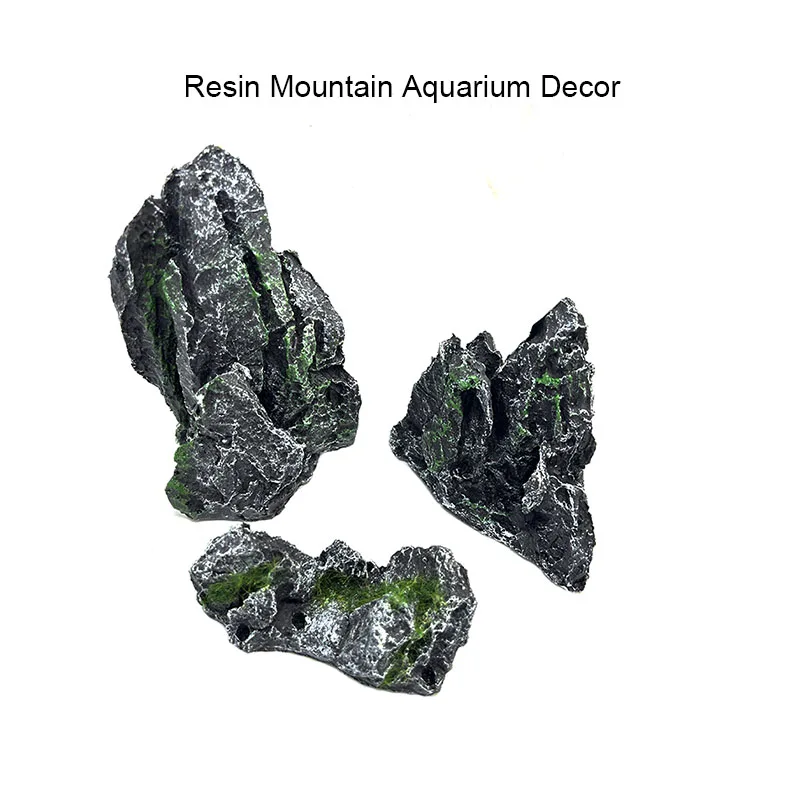 Simulated Stone Aquarium Decor Beautiful Stone Rockery Landscaping Fish Tank Resin Decoration Aquarium Accessories