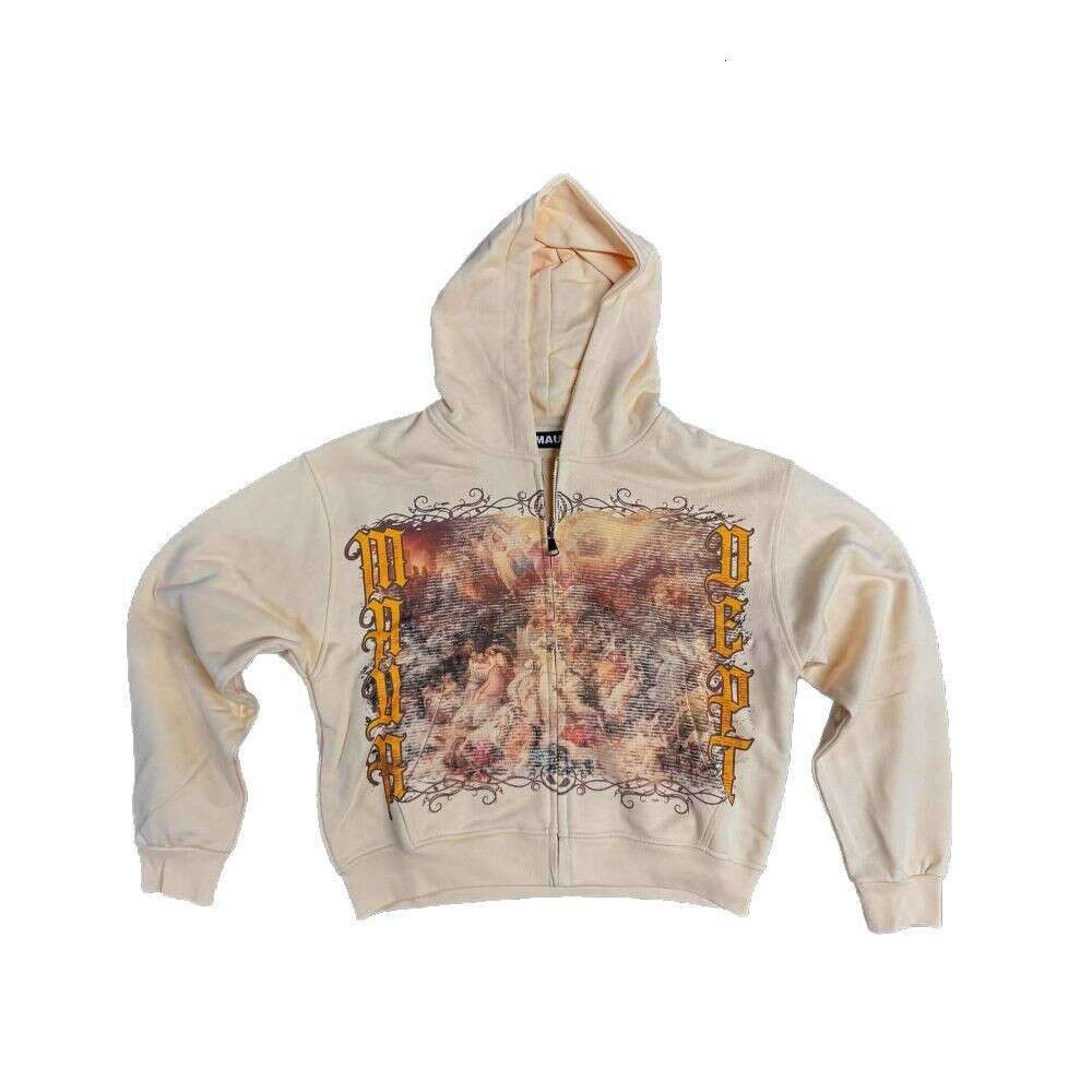 American street cool cross faith 3D pattern loose spring and summer trendy clothing