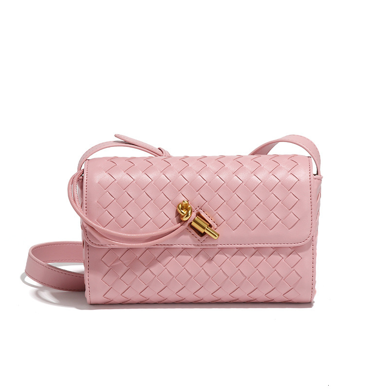 Personalized Niche Design Light Luxury Women's Mini Woven Bag Flip Cover Single Shoulder Crossbody High-End Organ Bag