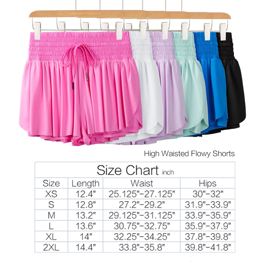Flowy Athletic Shorts for Women High Waisted Gym Yoga Workout Running Tennis Skirt Cute Clothes Casual Summer 250224