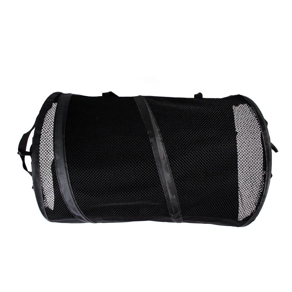 Foldable Pet Car Bag Breathable Cylindrical Dog Car Seat Carrier Wear-resistant with Safety Belt Car Rear Dog Seat Tent Outdoor