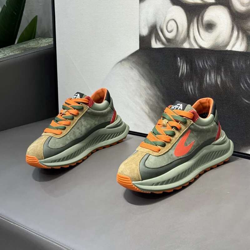 Spring Fashion Brand Mens Chunky 2025 Design Trainers Platform Shoes Outdoor Streetwear Casual Sneakers Men