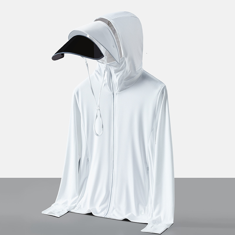 Sunscreen clothing women in summer, thin style, UV resistant, face blocking, breathable lenses, outdoor tourism, fishing, sunscreen clothing, jacket f