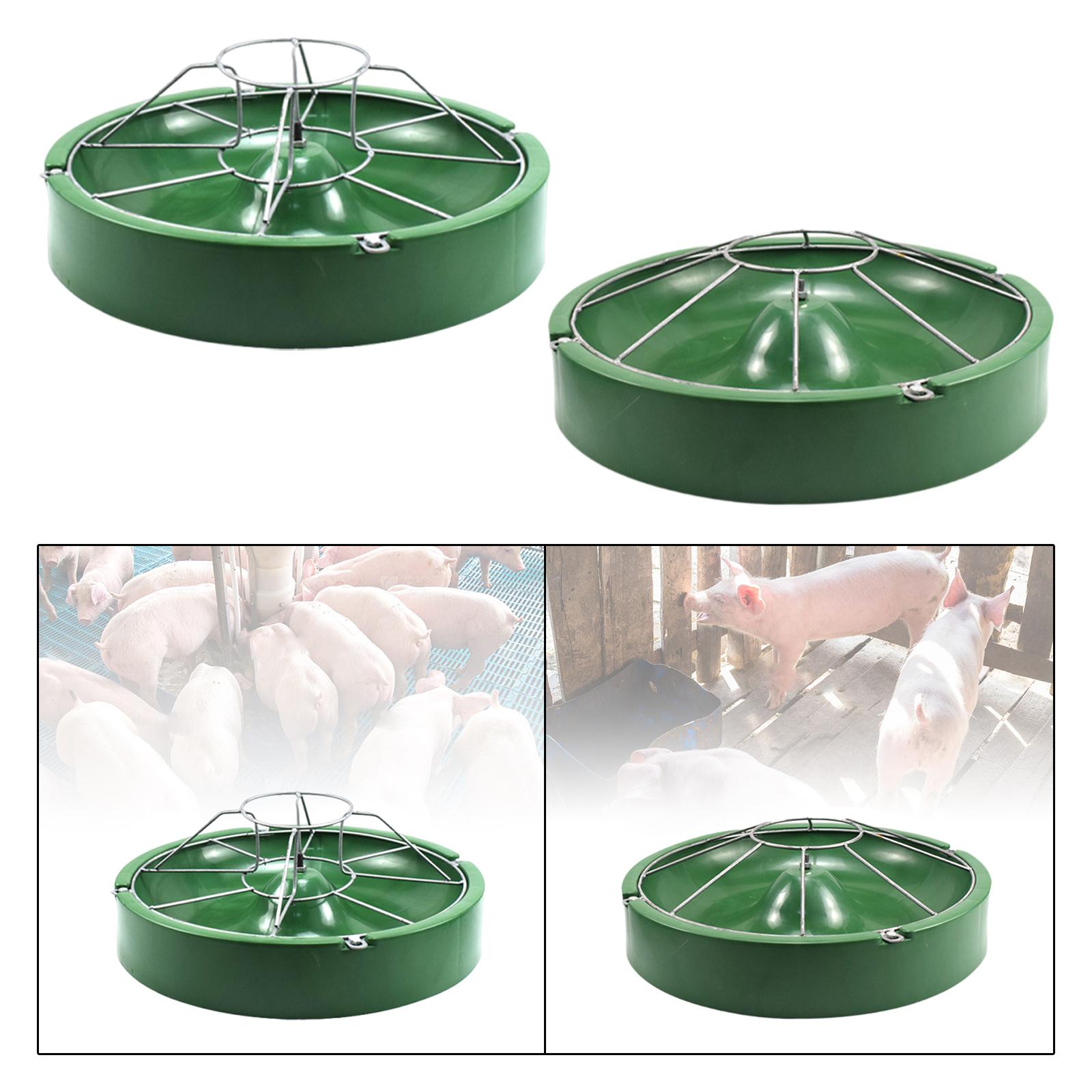 Pig Trough Container Bucket Accessories Basin Dishes 8 Slot Farming Supplies Piglet Feeder for Livestock Cattle Pets Poultrys