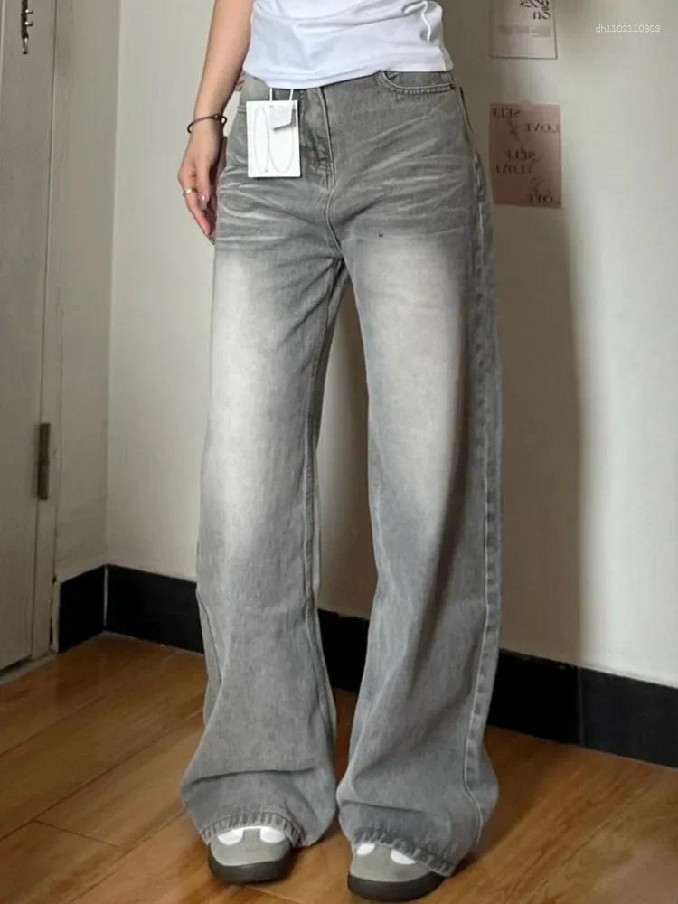 Women's Jeans Y2k Vintage Baggy Woman High Street Fashion Washed Denim Pants Harajuku Kpop Streetwear Trousers Japanese 2000s Pantalones S-2XL