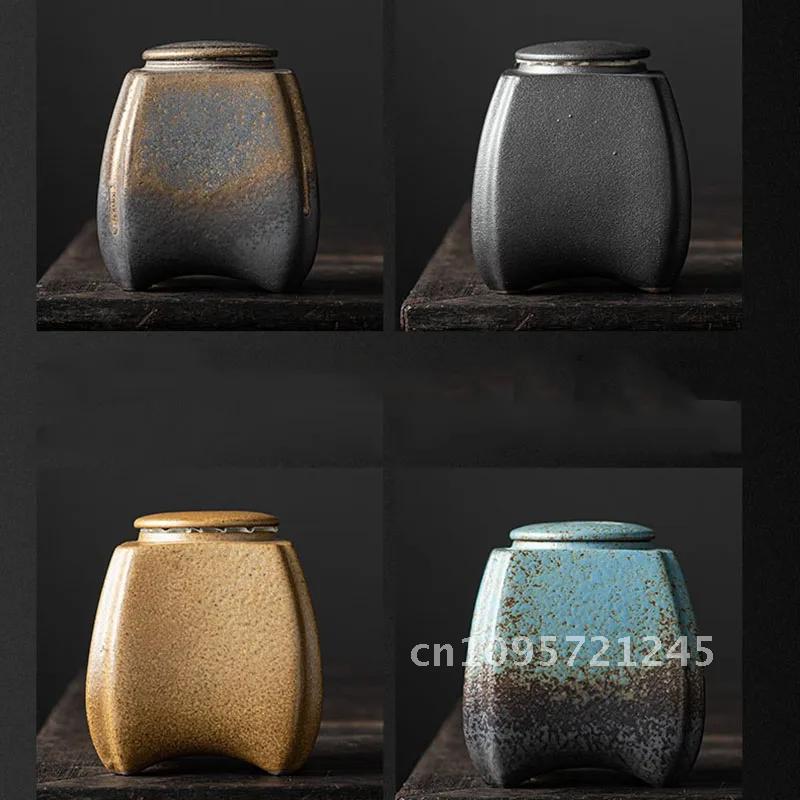 Ceramic Pet Urns Cremation Ashes Dog Funeral Tubing Cat Urn Funeral Animals Stone Memorial Ashes Urnen Pets Tomb for Small