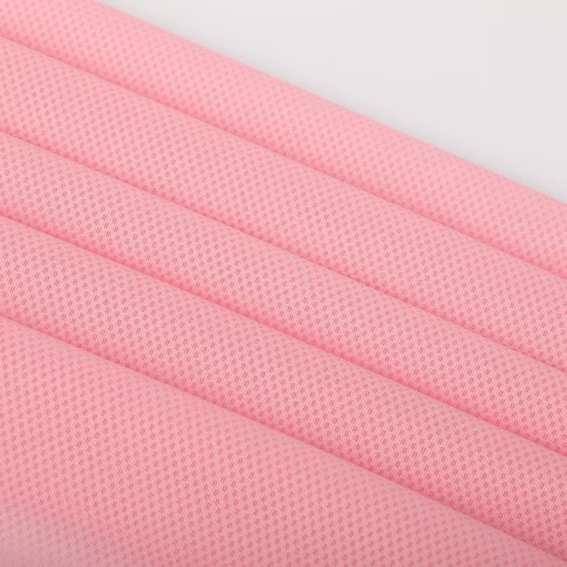 Yoga-Friendly Stretchy Knitted Honeycomb Pattern Fabric