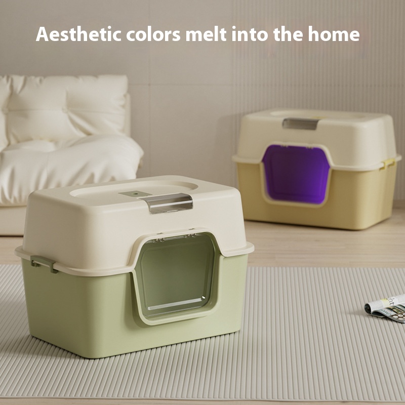 Big Mac cat litter box oversized fully enclosed cat toilet deodorizing and sterilizing cat litter box