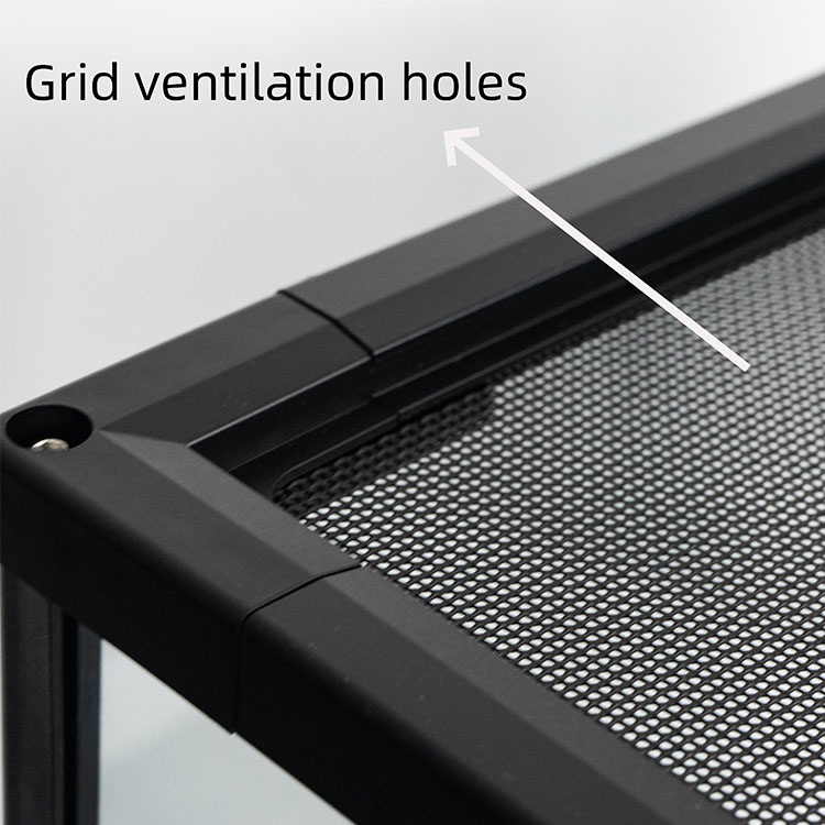 Relaxlines Reptile Tank Rainforest Reptile Glass Terrarium Tank Enclosure Terrarium for Living Reptiles