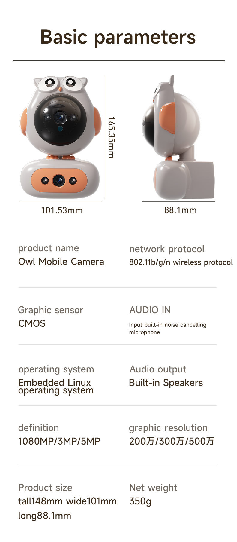 2-in-1 Dual Lens Security Camera: 360° AI Tracking, Color Night Vision & Human Detection | 300W HD, 2-Way Audio, Wireless Indoor/Outdoor Surveillance 