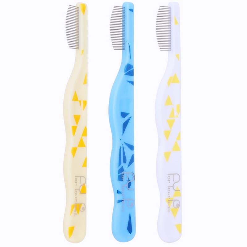 Dog Comb Small Head Dog Brush Dense Tooth Comb for Dogs Face Cleaning Cat Brush Pet Hair Remover Comfortable Handle Dogs Comb