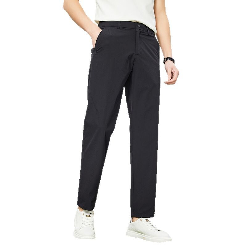 Men's Golf Brand Ice Silk Pants Summer New Korean Edition Trendy Casual Sports Youth Quick Dry Thin Long tracksuit