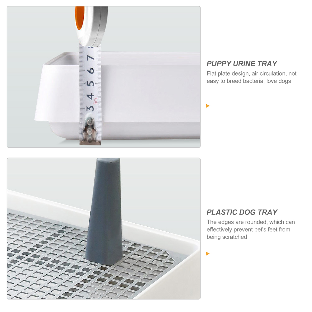 Plastic Dog Training Puppy Tray Thickened Puppy Puppy Supply Puppy Urine Tray Household Puppy Plastic Dog Tray