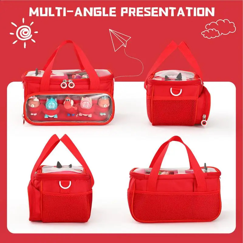 Ship from US Cute speaker storage bag to protect audio organizer with shoulder strap and joystick can be stored in a 250305FBB
