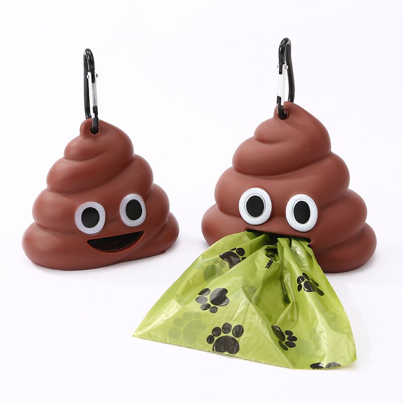 Pet supplies trash bag dispenser cat and dog portable degradable dog poop bag large stool storage box BH8703