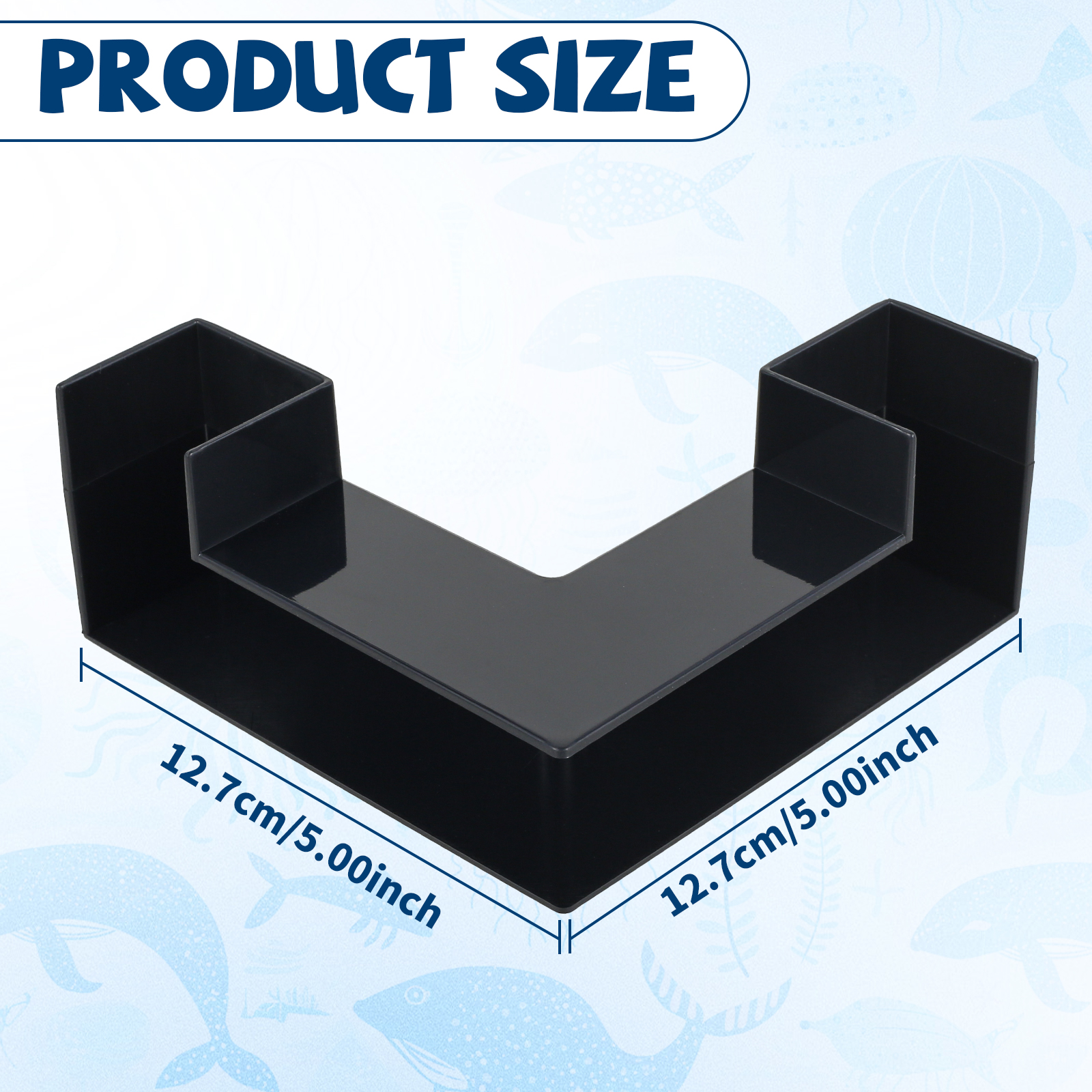 Aquarium Tunnel Underground Cave L Shape Shrimp Fish Hides Tunnel Aquatic Pets To Breed Play AndRest Fish Tank Ornaments