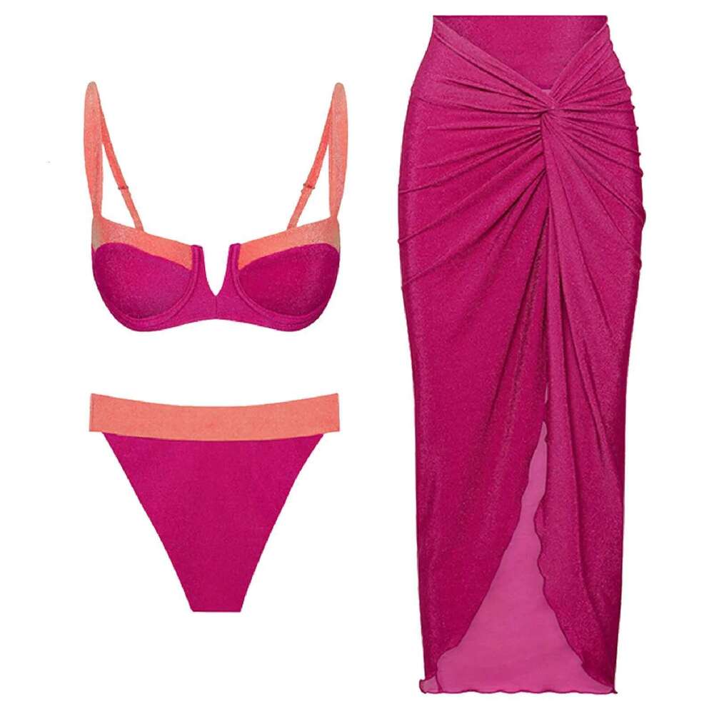 Women Vintage Swimwear One Piece Swimsuit Bikini Backless Beach Dress Designer Bathing Suit Summer Surf Wear Beachwear Km-Ly