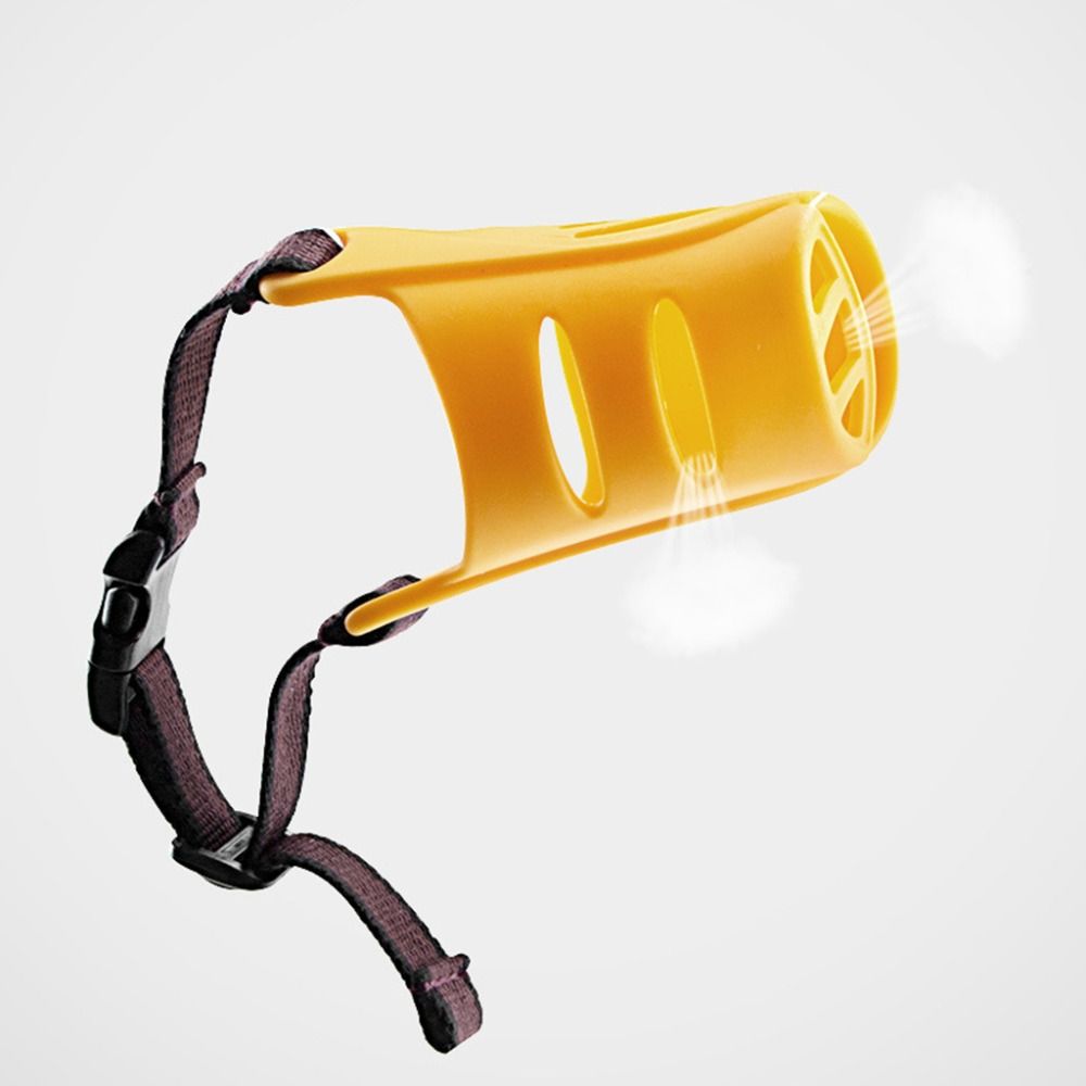 Cute Anti Bite Dogs Muzzles Adjustable Soft Dog Mouth Mask Breathable Silicone Dogs Mouth Cover Anti-Licking