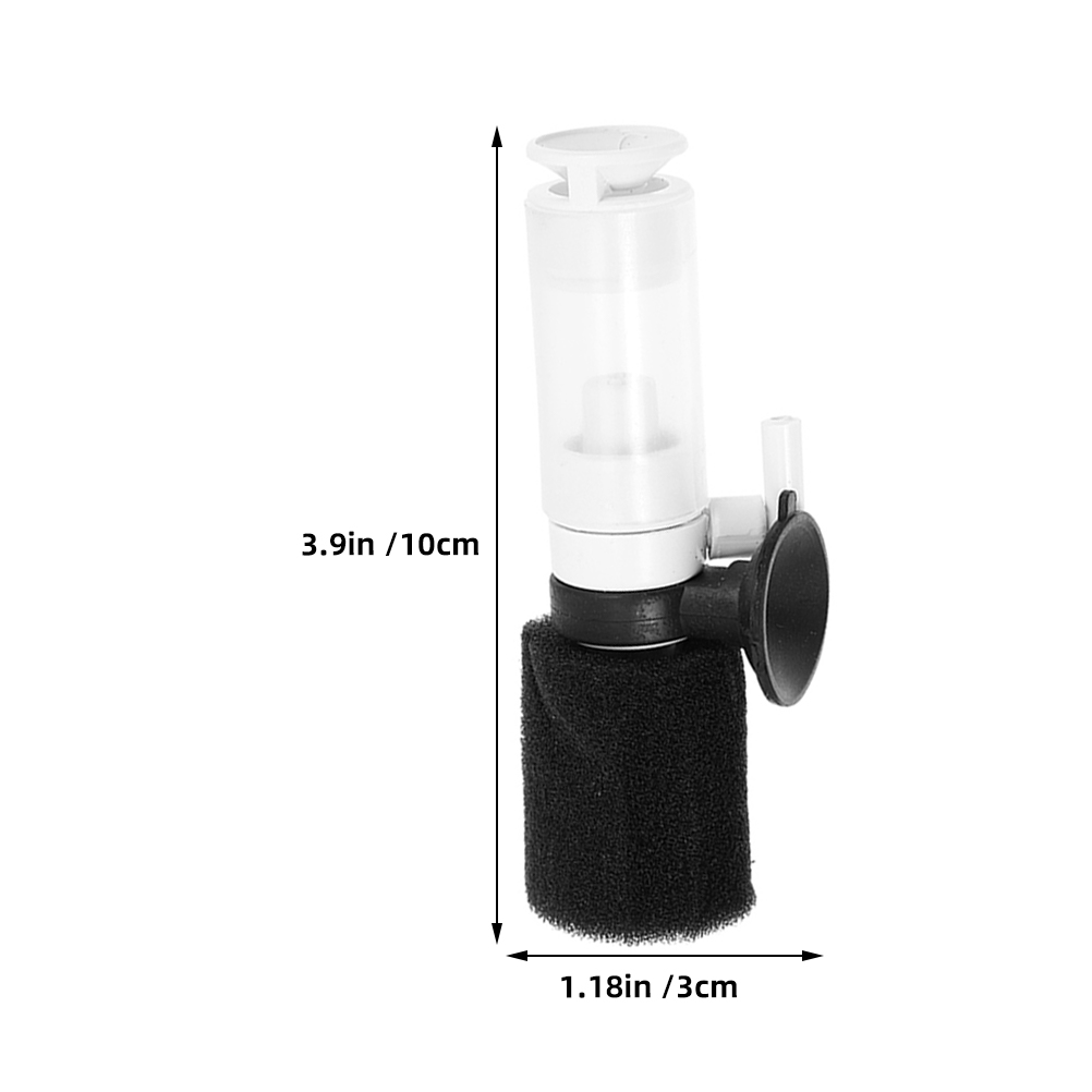 Aquarium Mini Sponge Filter for Turtle Tank Fish Stainless Steel Small Betta Pneumatic