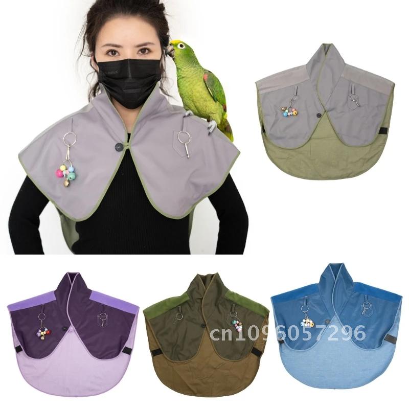 Bird Parrot Shoulder Cape Anti-Scratch for Budgies Shawl Protector Lovebirds