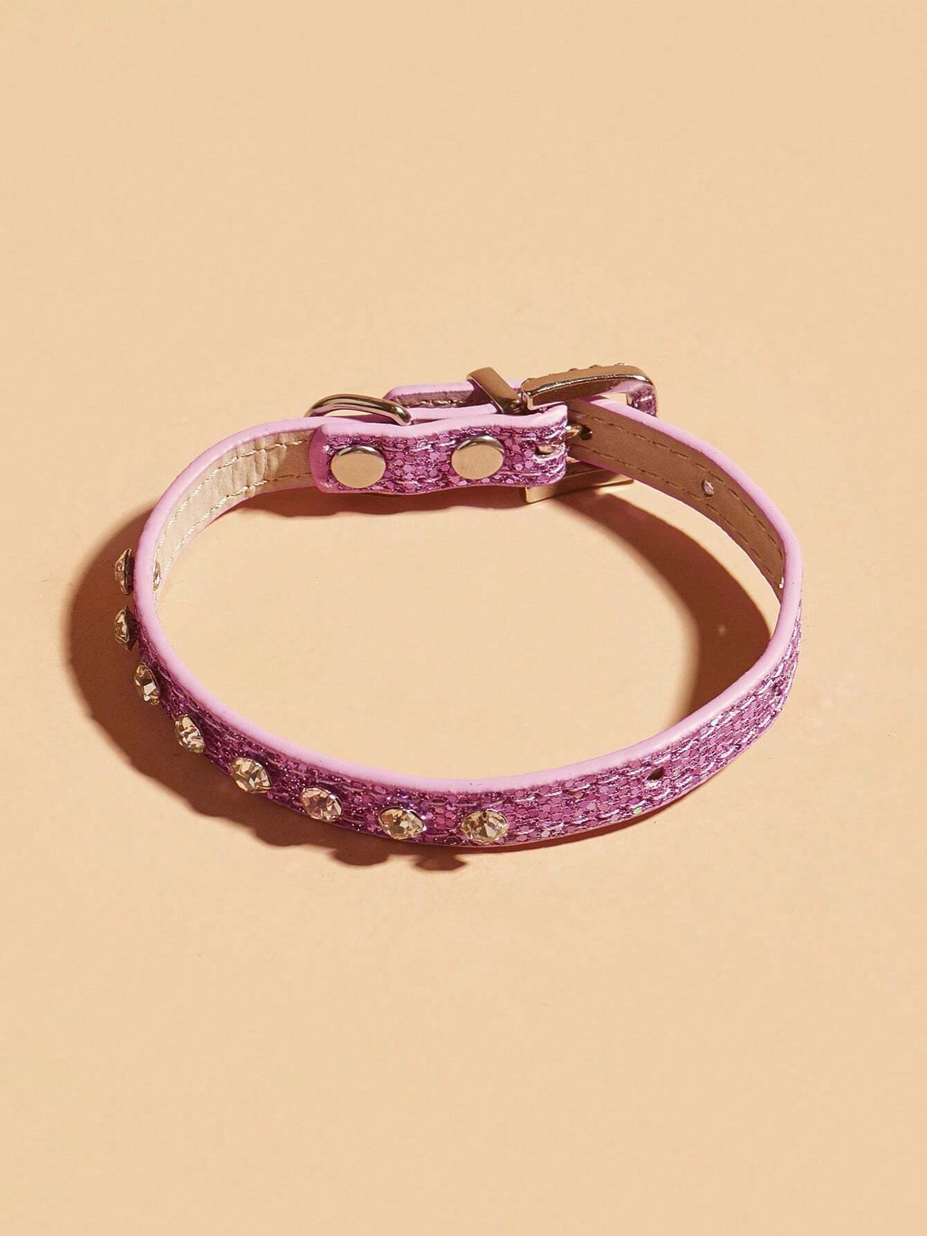 Rhinestone Decor Pet Collar - Sparkly Bling Dog Collar with Dazzling Stones Bandana perro Dog summer clothes Bandana for dog Dog