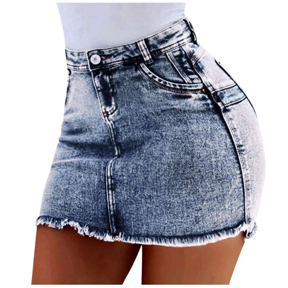 Wash Mini Female Short Summer Women's Sexy Denim Skirt Skirts 3 for Women Knee Length Casual