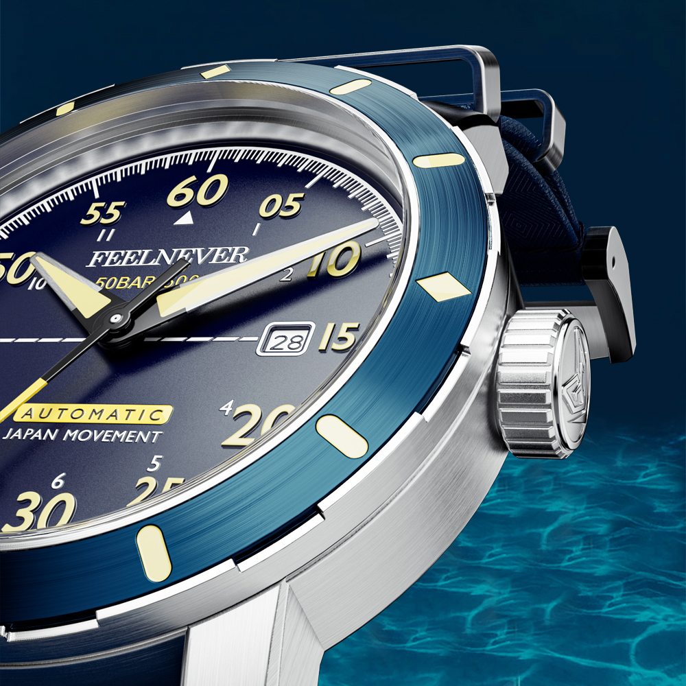 LIGE New Business Men's Watch Night Light Waterproof Watch Fully Automatic Mechanical Watch Multi functional Calendar Watch