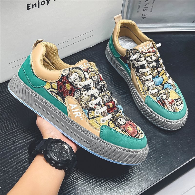 2025 Designer Shoes Internet famous hot men's shoes, summer breathable thin shoes, versatile casual board shoes, niche original sports canvas sho