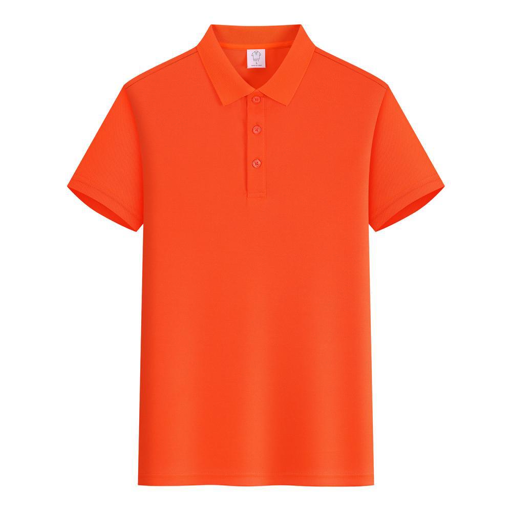 Solid color Asia-European code lapel POLO shirt corporate work clothes activity clothing group building campus graduation class uniform party short-sl